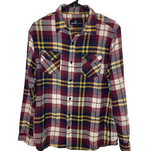 Molokai surf co men’s flannel shirt long sleeve